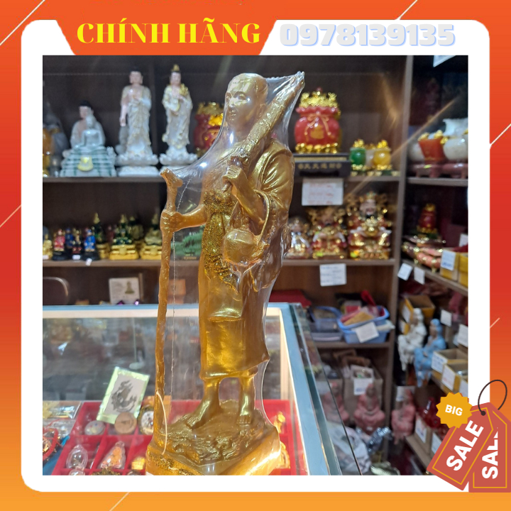 Tượng Ngài Sivali Mạ Vàng Thái Lan - Tượng Linh Thiêng Mang Lại May Mắn