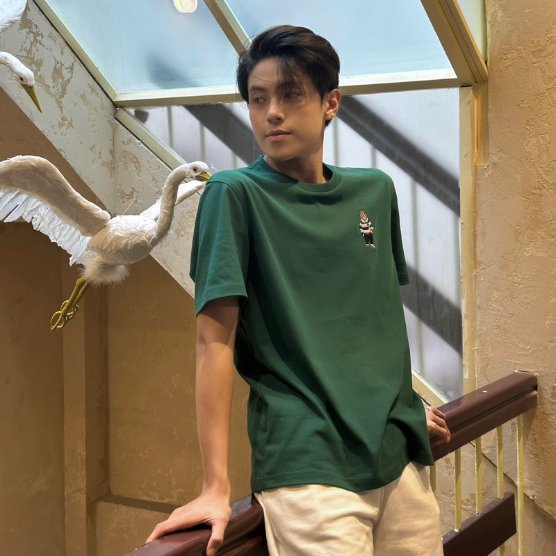 Áo T-Shirt logo gấu thêu nổi basic