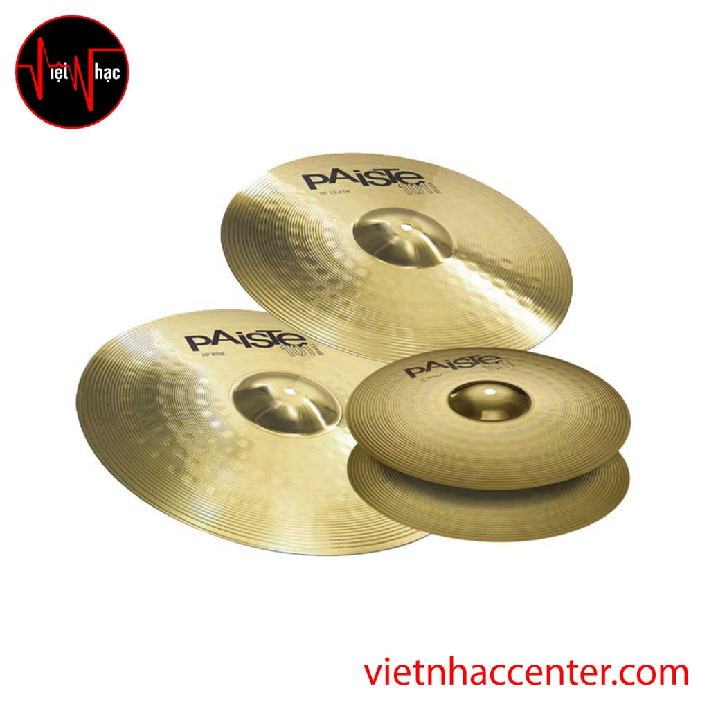 Cymbal Trống Paiste 101 Brass (14″, 16″, 20″)