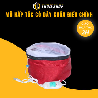 Mũ Hấp Tóc - Mũ Ủ Tóc Cá Nhân Có Dây Khóa Kéo Điều Chỉnh Độ Rộng Tholeshop 6065