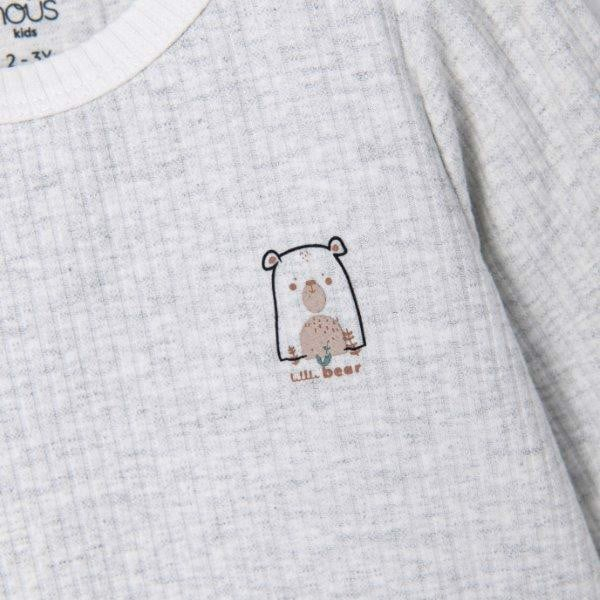 Bộ dài Nous giữ nhiệt in hình trang trí các mẫu cho bé 2Y 3Y 4Y