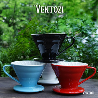 Phễu v60, phễu pha cà phê v60 bằng sứ pha pour over