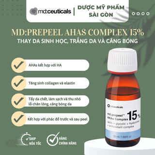 Md:ceuticals md - ahas complex 15% - tẩy tế bào chết làm sáng và căng bóng da