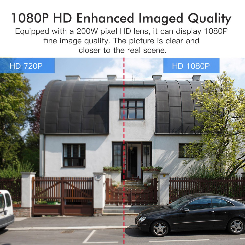 XIAOMI Camera An Ninh CCTV V360 HD 1080P Wifi Không Dây, Chống Thấm Nước, Hỗ Trợ Tầm Nhìn Ban Đêm
