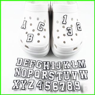 NÚT GẮN DÉP STICKER,CHARM CHỮ CÁI - SỐ gắn dép sục,dép cá sấu