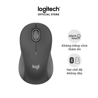 Chuột không dây Bluetooth Logitech M550 Signature - SmartWheel, giảm ồn, 4000DPI, Size M, Đa thiết bị