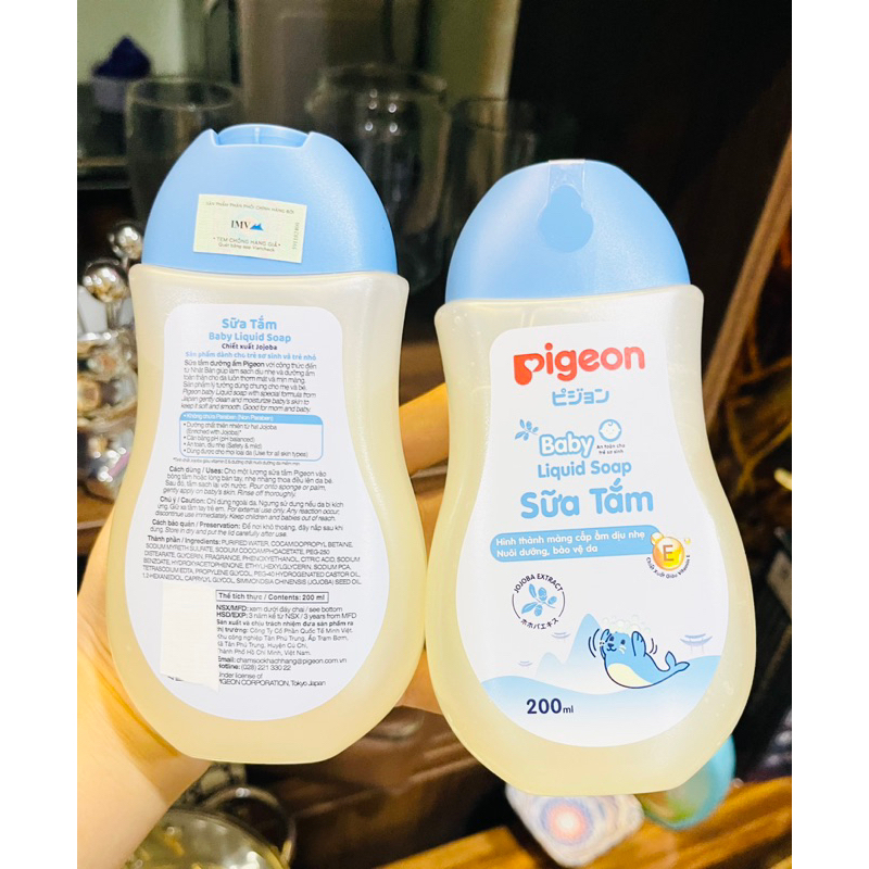 Sữa Tắm Dịu Nhẹ Jojoba Pigeon 700ml , 200g