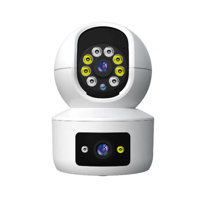 Camera Yoosee 2 Mắt Góc Rộng FH002 4.0  - Xem Đêm Có Màu - Thẻ Nhớ 64GB - Bảo Hành 12 Tháng- Camera 2 Mắt.