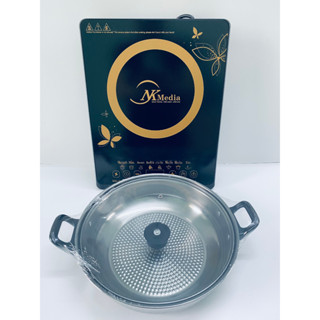 Bếp từ Media BT-1820 chính hãng, Bếp từ cảm ứng 2000W mặt kính chịu lực, Bếp từ đơn chính hãng cao cấp