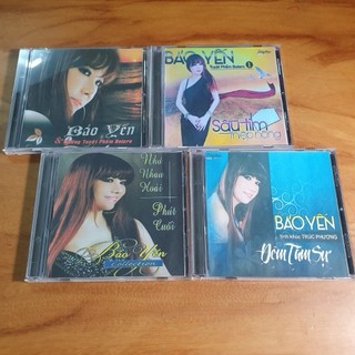 Bộ 4 đĩa cd bolero bảo yến chất lượng cao - phôi phono bìa màu - cd nhạc vàng nhạc trữ tình tuyển chọn
