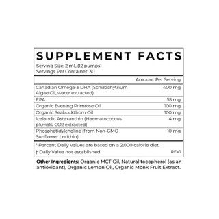 Omega 3 Thuần Chay Cymbiotika 60ml
