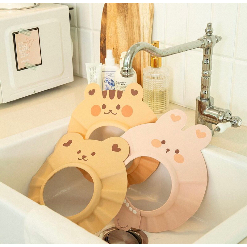 NÓN/ MŨ TẮM GỘI SIÊU NHẸ CHÍNH HÃNG DOTTODOT & MALANG HONEY - HÀN QUỐC