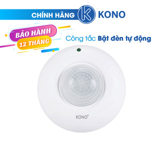 Cảm ứng bật đèn gắn trần KONO KN-S01B, bật đèn tự động khi có người giúp tiết kiệm điện