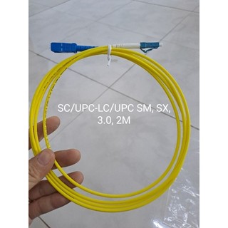Dây nhảy quang sc/upc - lc/upc singlemode simplex phi 3.0mm dài 2m giá chưa vat