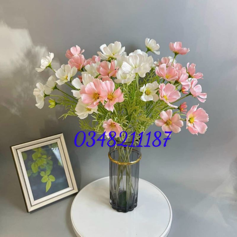 Hoa giả - Hoa Cúc Giả  - Hoa Sao nháy mimishophoalua hoa giả phong cách hiện đại trang trí nhà cửa