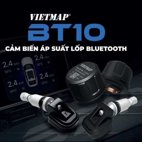Cảm biến áp suất lốp Bluetooth Vietmap BT10 dùng cho Android box Vietmap BS10