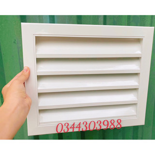 Chớp ô thoáng Cửa gió nan Z KT 450x450 chống hắt mưa,chớp thông gió, côn trùng,chuột