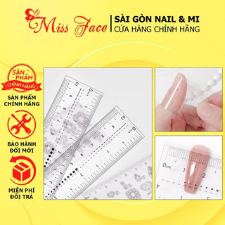 Thước dẻo đo móng làm nail, thước dẻo chuyên dụng đo nailbox, thước đo móng úp