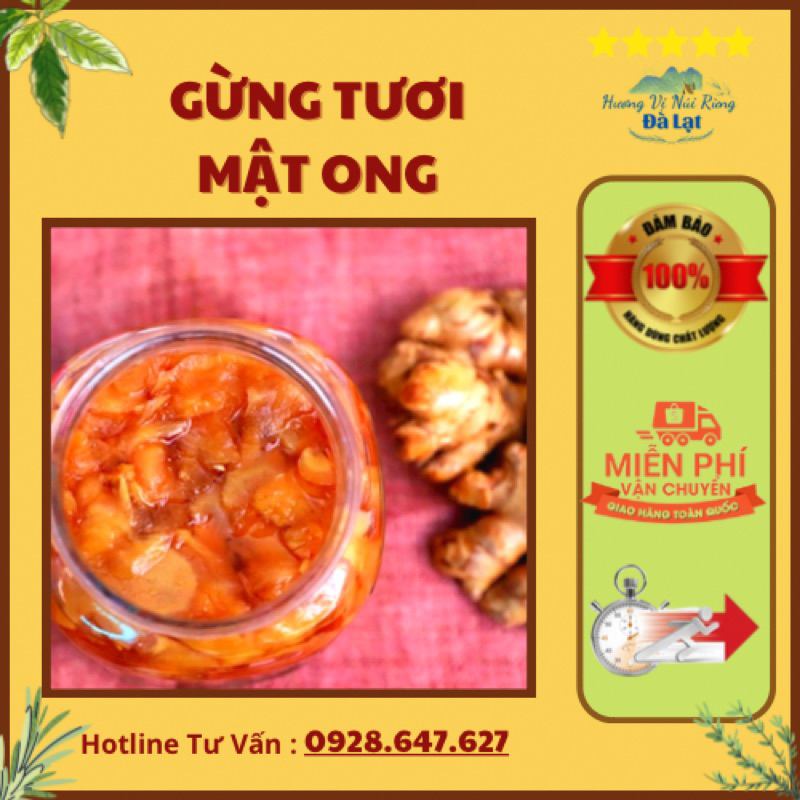 Gừng Ngâm Mật Ong Tây Nguyên _ Tặng quà nhỏ