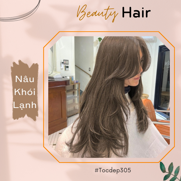 NHUỘM NÂU KHÓI LẠNH KHÔNG TẨY