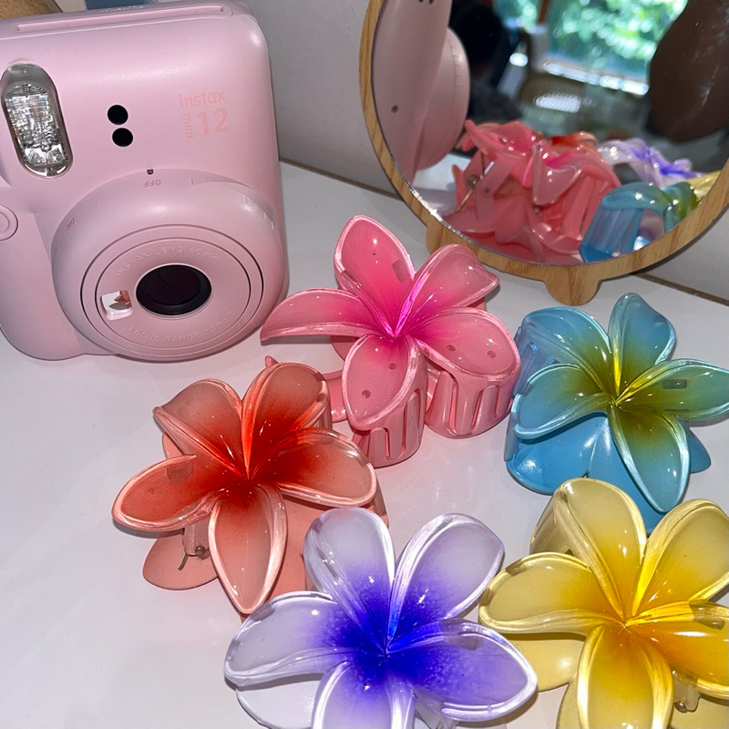 KẸP TÓC HOA SỨ PHONG CÁCH Y2K MÀU SẮC