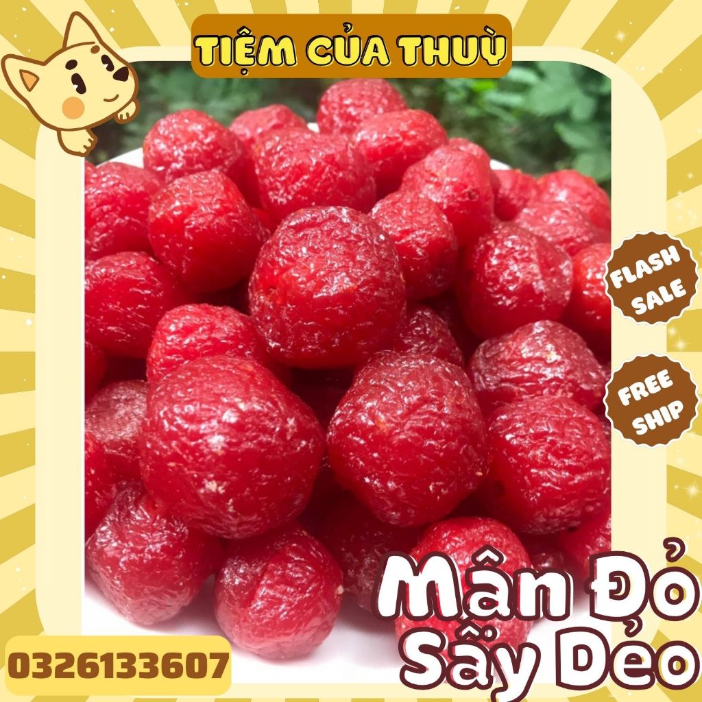 500G Ô Mai Mận Đỏ Sấy Dẻo Thơm Ngon, Ô Mai - Mứt Tết, đồ ăn vặt, Tiệm ăn vặt Thuỳ Bùi