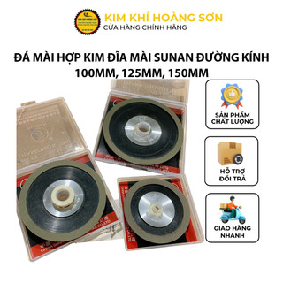 Đá mài hợp kim đĩa mài Sunan đường kính 100/125/150mm chuyên mài lưỡi cưa hợp kim, thép kèm lót nhựa