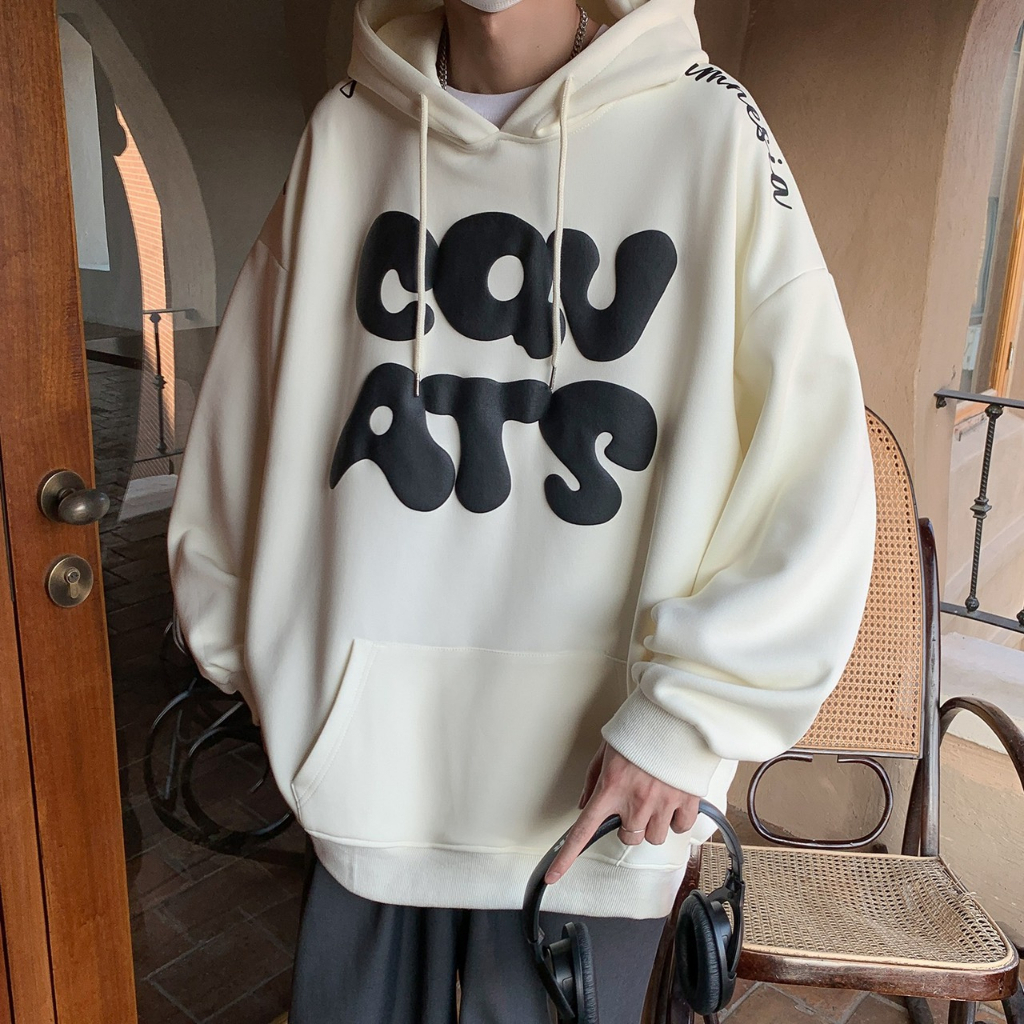 Áo khoác hoodie nỉ unisex mặc đôi nam nữ form rộng, Áo nỉ cặp đôi hoodi áo đôi hàng đẹp AohoodieCQVATS_