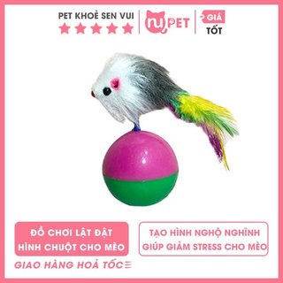 Lật đật hình chuột cho mèo - Đồ chơi cho mèo