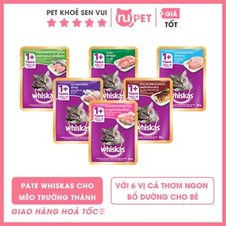 Pate whiskas cho mèo trưởng thành Adult 80 g