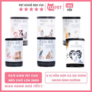  Pate cho mèo KING’s PET - pate cho chó King Pet 380g 
