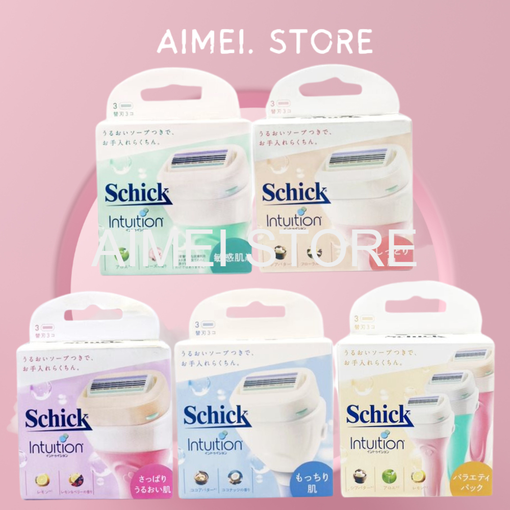 Đầu Dao Cạo Schick Intuition Refill Không Cần Gel 1 Hộp 3 Cái
