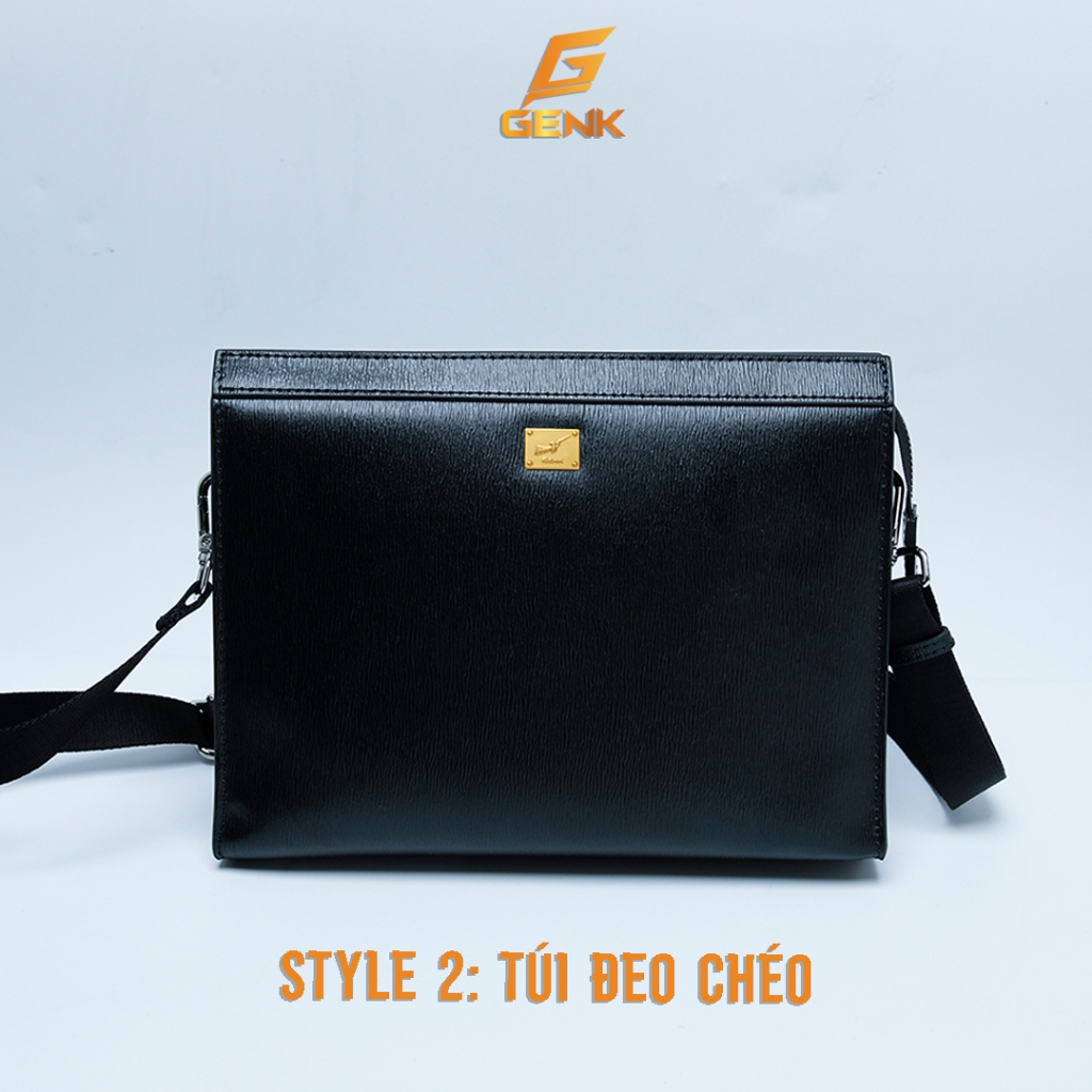 Ví Da Saffiano Nam Handmade Genk - GB26