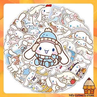 Set 10/20/50 Hình Dán Cinnamoroll Sticker cute trang trí xe, điện thoại, laptop, nón bảo hiểm