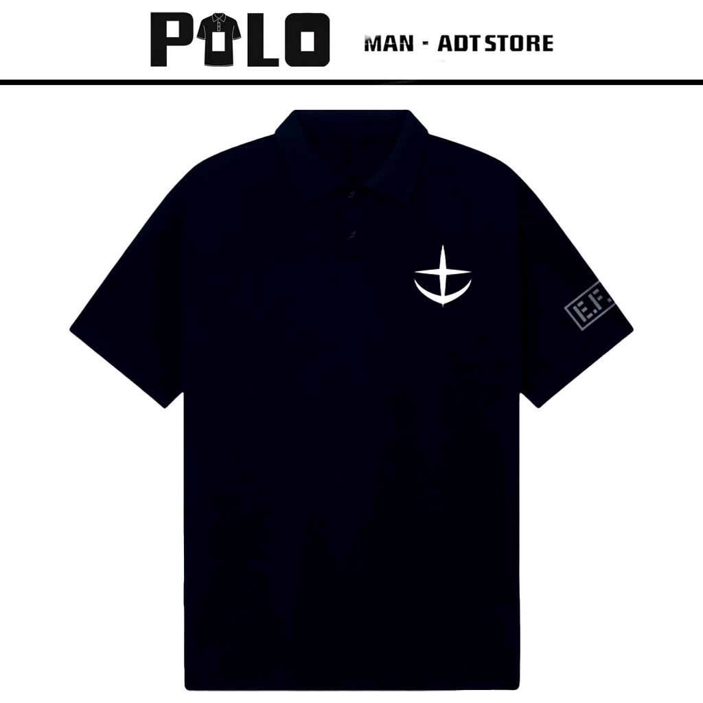 Áo thun Polo Mobile Suit Gundam E.F.S.F.  [ POLOMAN - ADT STORE ]
