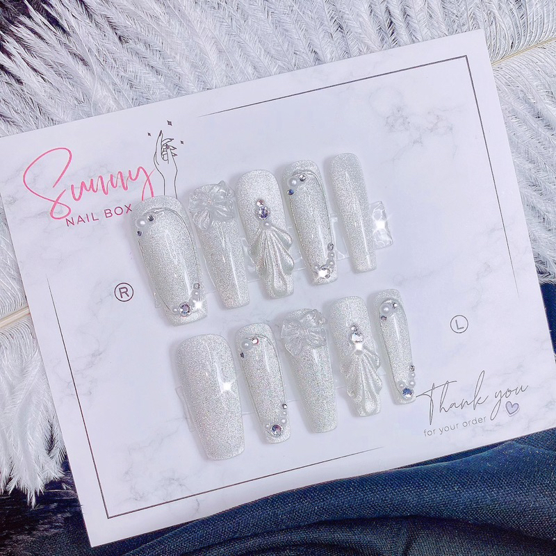 Nail box mắt mèo vẽ nổi