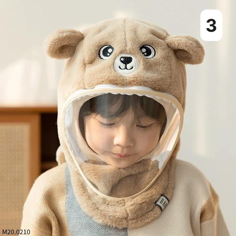 Mũ lông cho bé siêu ấm, chống bụi, chống gió