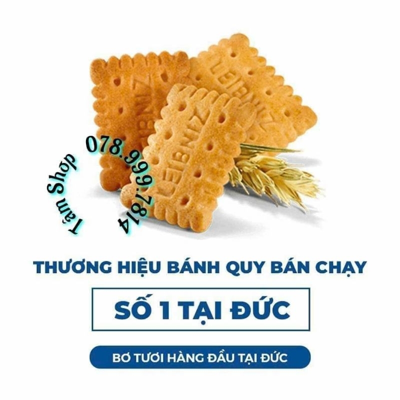 𝗖𝝤𝗠𝗕𝝤 𝟭𝟬 GÓI BÁNH QUY BƠ 𝝡𝝞𝗡𝝞𝗦 𝐋𝐄𝐈𝐁𝐍𝐈𝐙 CAO CẤP  - NHẬP KHẨU ĐỨC