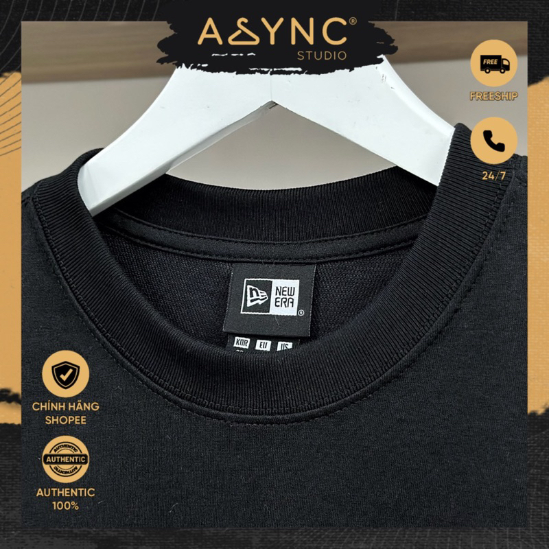 Áo Thun New Era Heavy Cotton New York Yankees Màu Trắng Đen Xanh Rêu | 13086578 13086576 13086577 - Async Studio