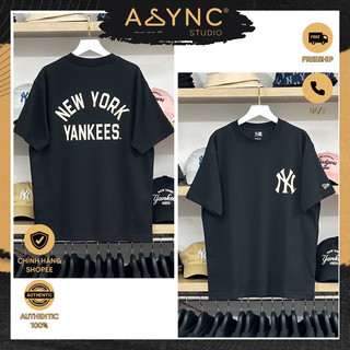 (Auth) Áo Thun New Era Heavy Cotton New York Yankees Màu Trắng Đen Xanh Rêu | 13086578 13086576 13086577 - Async Studio