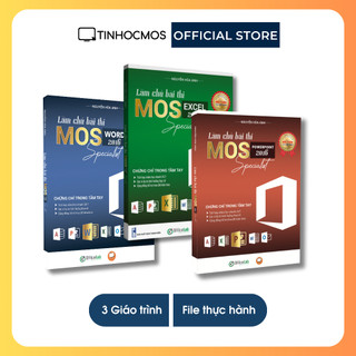 Sách - Giáo trình Làm Chủ Bài Thi MOS Word, Excel, Powerpoint 2016 [KHÔNG KÈM VIDEO BÀI GIẢNG]
