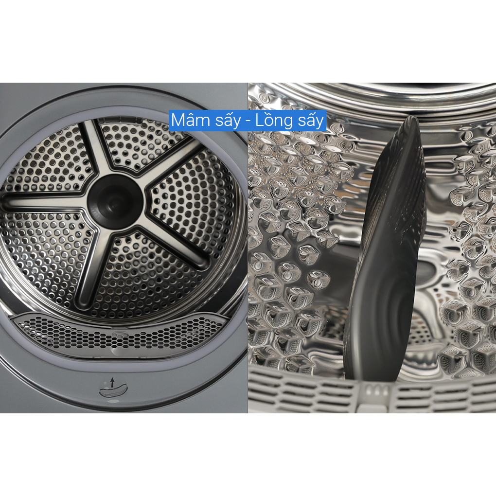 Máy sấy bơm nhiệt Toshiba 10 kg TD-BK110GHV CÔNG NGHỆ HEATPUMP