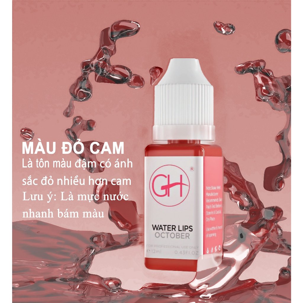 Mực phun môi thẩm mỹ GH - OCTOBER
