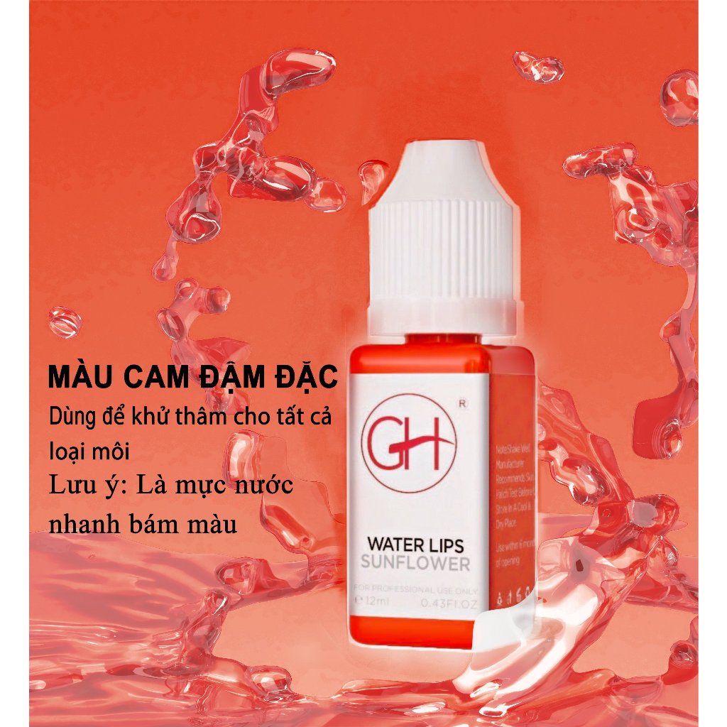 Mực phun môi thẩm mỹ GH - SUN FLOWER