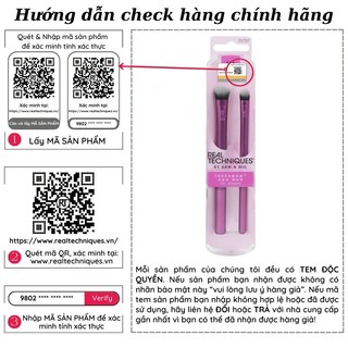 Cọ Mắt REAL TECHNIQUES Set 2 cây