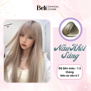 Thuốc Nhuộm Tóc KOOLPRO Màu NÂU KHÓI SÁNG Không Tẩy Tuýp 100g -Beli Official Store