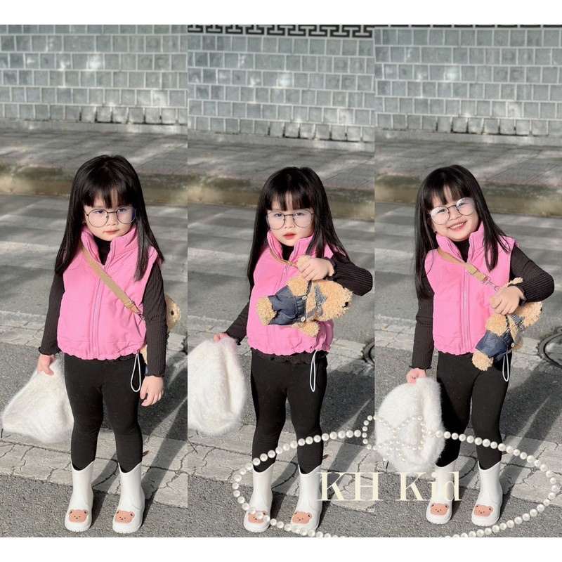 Áo thun cotton tay dài siêu đáng yêu cho bé gái