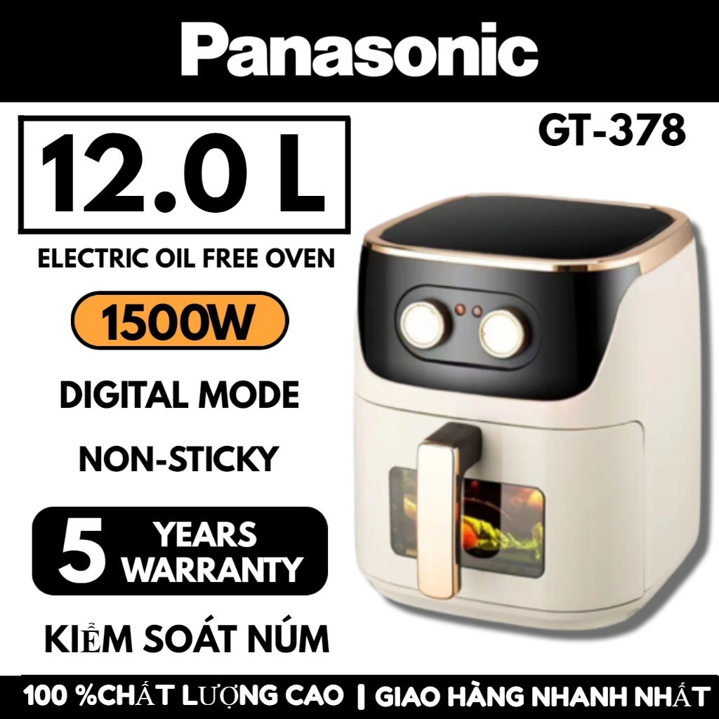 ✨HẤP DẪN✨ Nồi chiên không khí XIAOMI 6.5L Nồi chiên không khí dung tích lớn GT-178 AIRFRYER (6.5L) GT-178