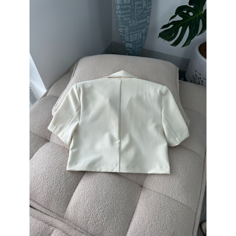 HIPU.VNXK - ÁO HD BLAZER CROPTOP TAY NGẮN.