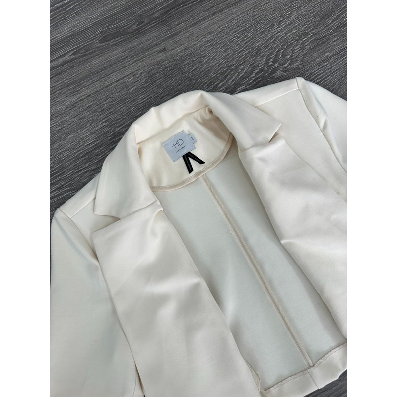 HIPU.VNXK - ÁO HD BLAZER CROPTOP TAY NGẮN.